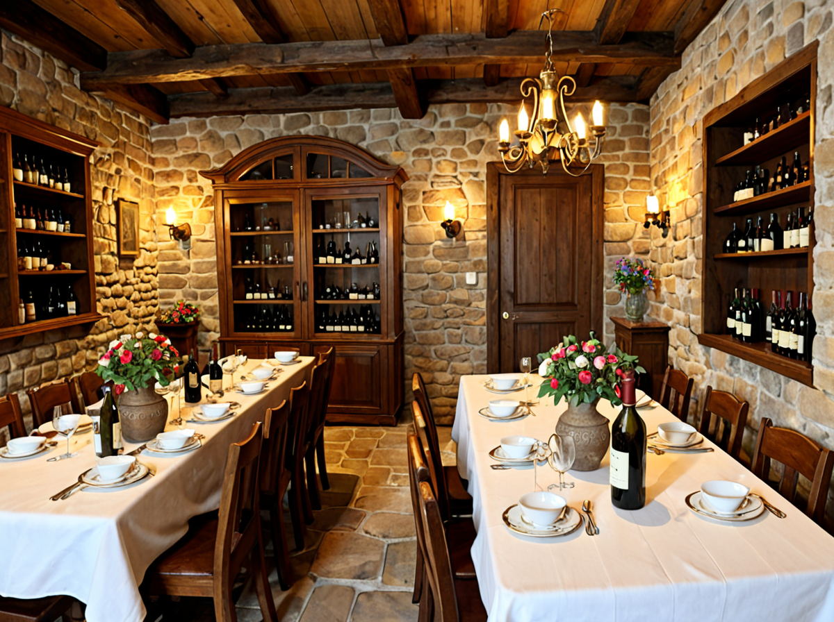 La sala da pranzo del ristorante Il Fontanile